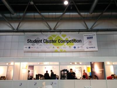 展廳角落的Student Cluster Competition